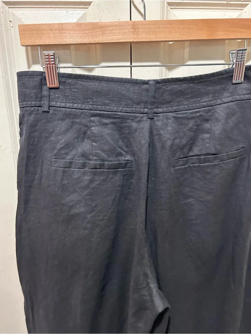 EVERLANE The Linen Way-High Drape Pant 100% European Flax , size 6